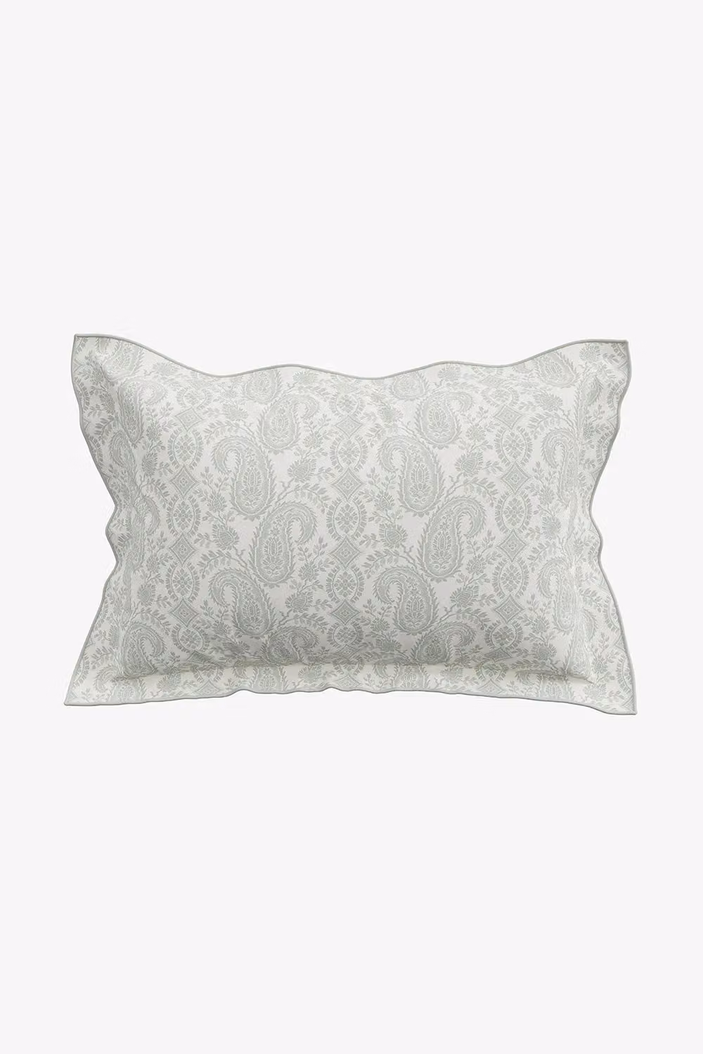 V & A Green Floral Cotton Percale Duvet Cover and Pillowcase Set, W/D/H: 140 x 200 cm and 90 x 190 cm – 2