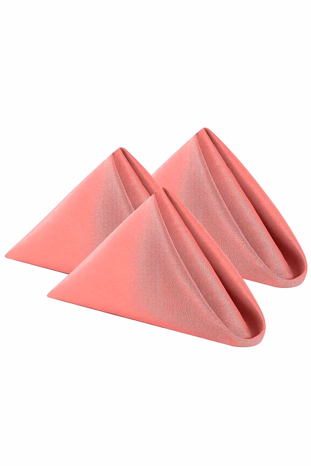 Neel Blue Reusable Polyester Table Napkins in Rose Gold, 50 x 50 cm