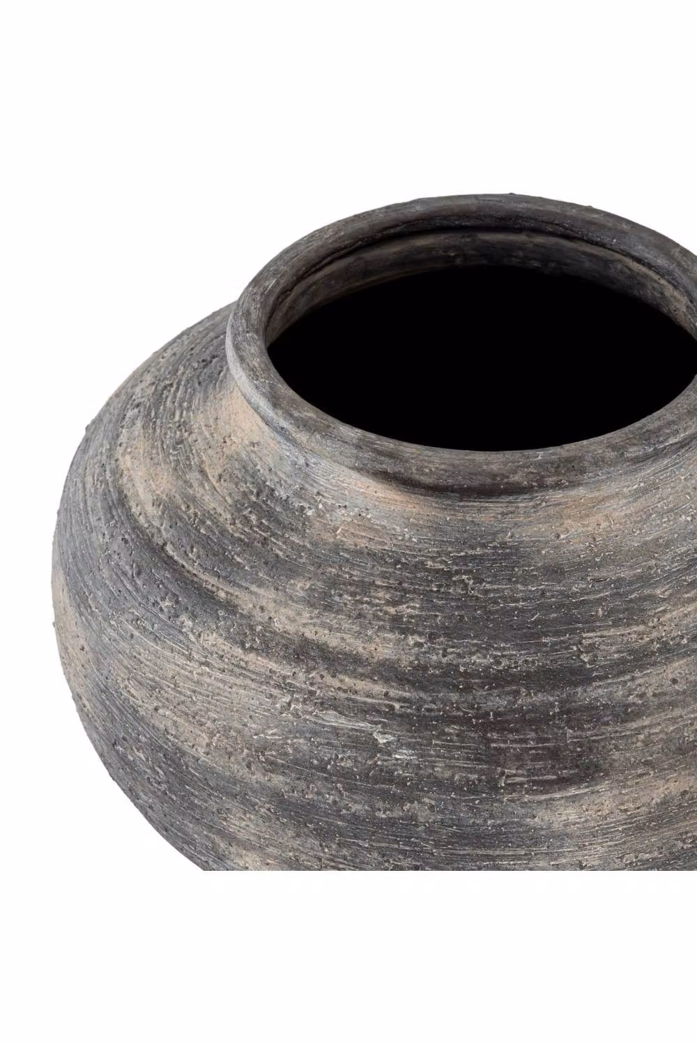 KDMD Marra Squat Ceramic Vase in Grey – 2