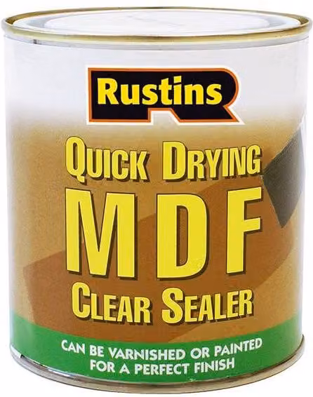 Rustins Quick Drying Water Based MDF Sealer, Transparent, 250ml – 5