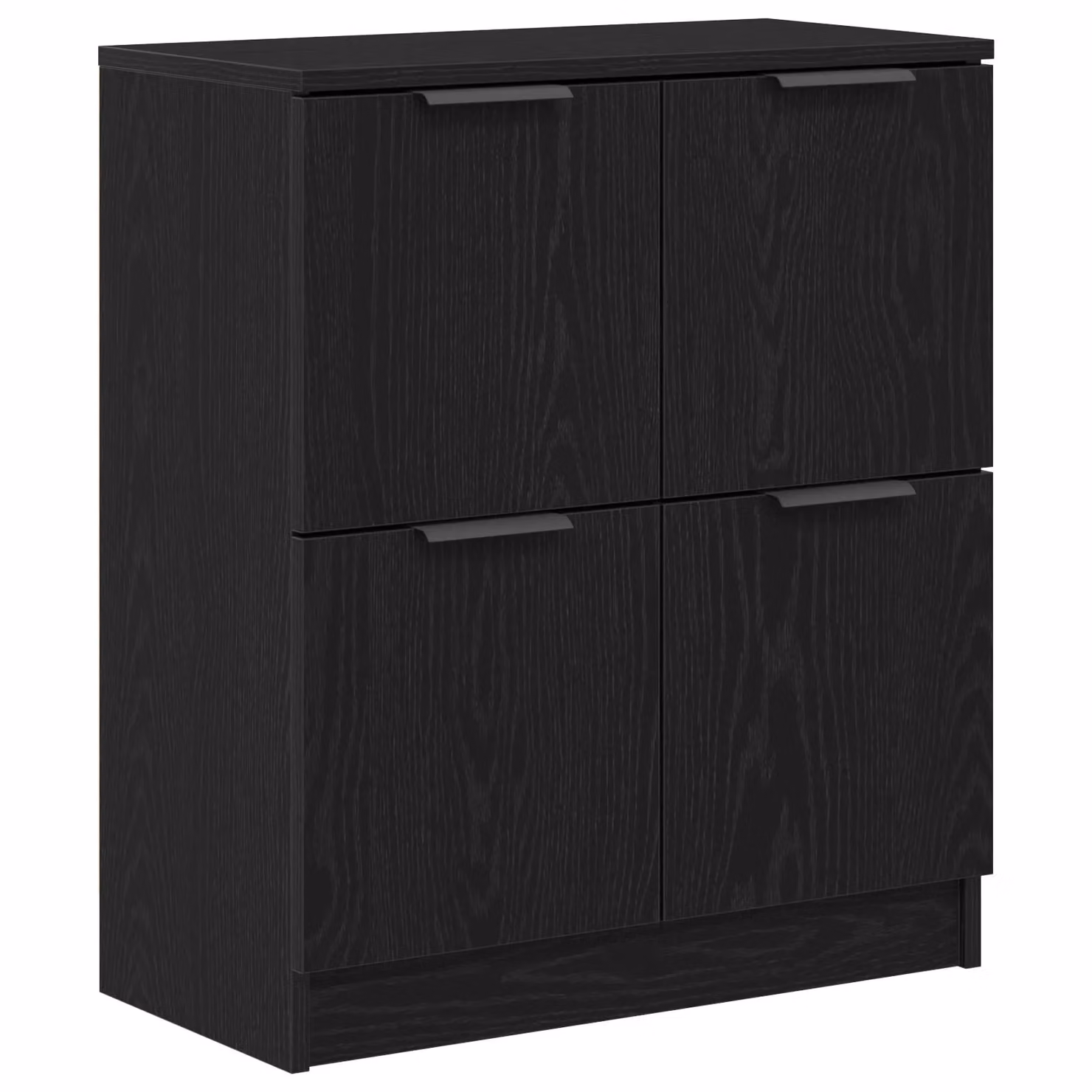 Berkfield Home Black Modern Sideboard in Matt MDF, W/D/H: 60 x 30 x 70 cm – 2
