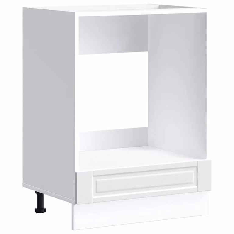 Berkfield Home Porto White Freestanding Kitchen Appliance Housing Unit in Matt MDF