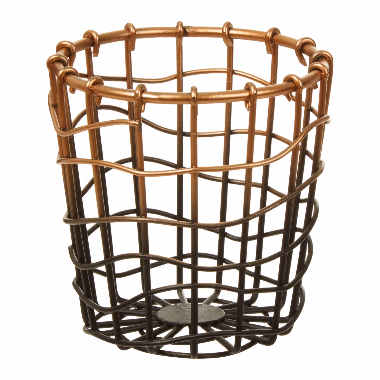 Orsina Black and Gold Wireframe Metal Storage Pot – 3