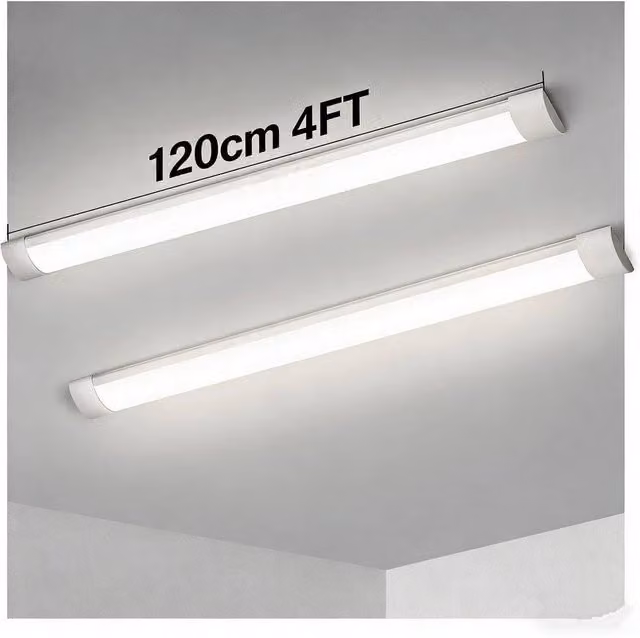 NESTLUNE 2-Piece LED Batten Tube Light Set in Natural White – 1