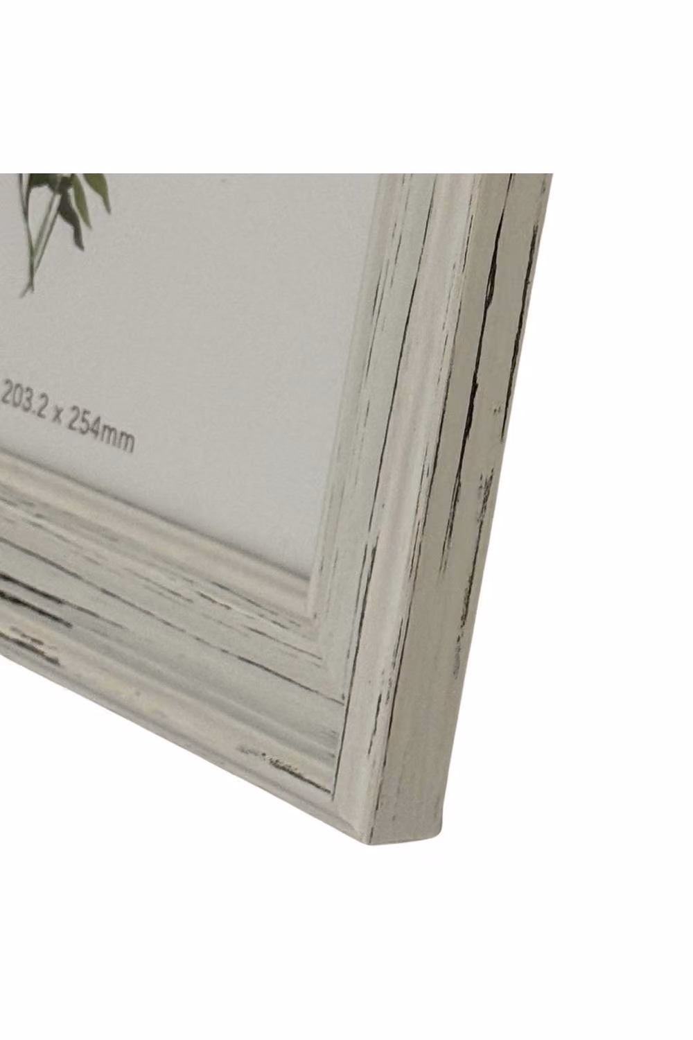 KDMD Alba Single Rectangular Tabletop Photo Frame in White, 5x7 inch – 2