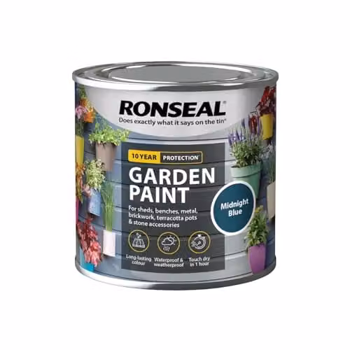 Ronseal Garden Paint in Blue, 250ml – 3