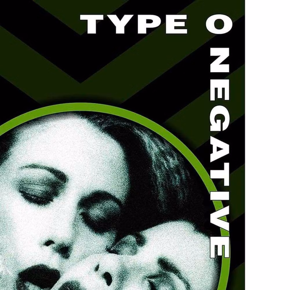 Type O Negative Bloody Kisses Green Textile Wall Poster – 2