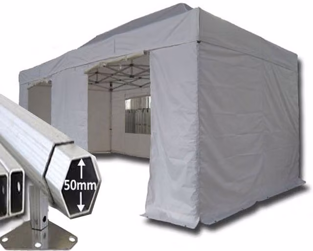 Extreme 50 Instant Pop Up Gazebo White W/D/H: 6 x 3 x 1.9 m