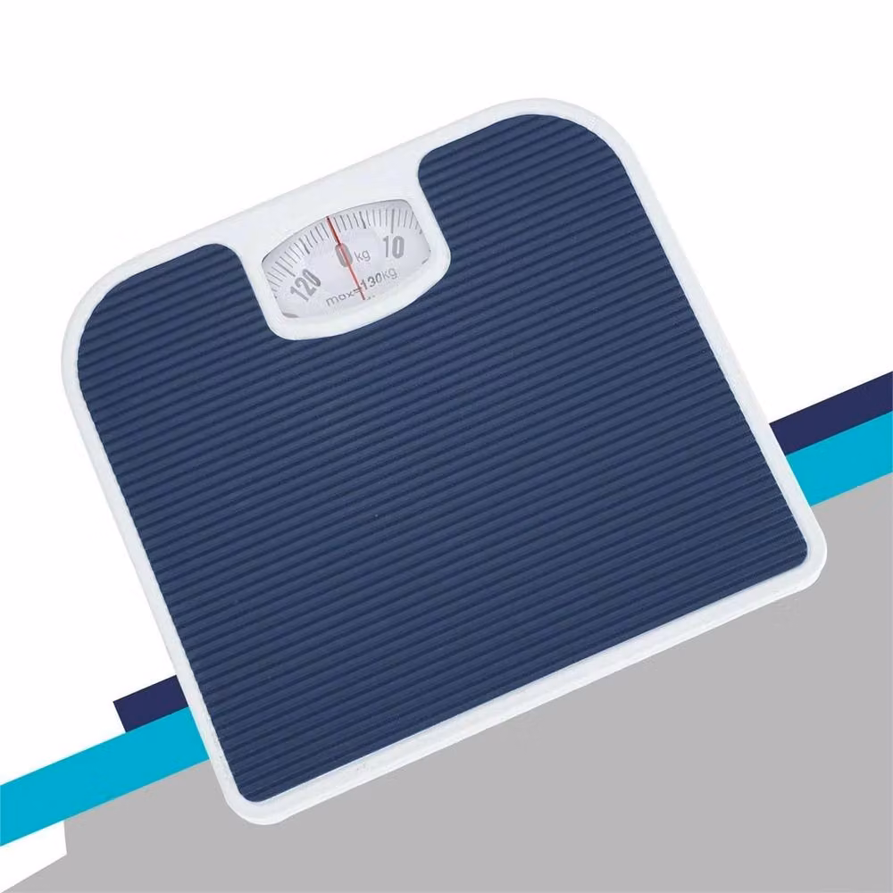 SPETLEK Mechanical Dial Bathroom Weighing Scale, Blue, 130kg Capacity – 3