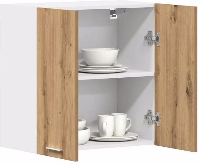 Berkfield Home Artisan Oak Kitchen Wall Cabinet, Brown, W: 60 cm, H: 60 cm, D: 31 cm