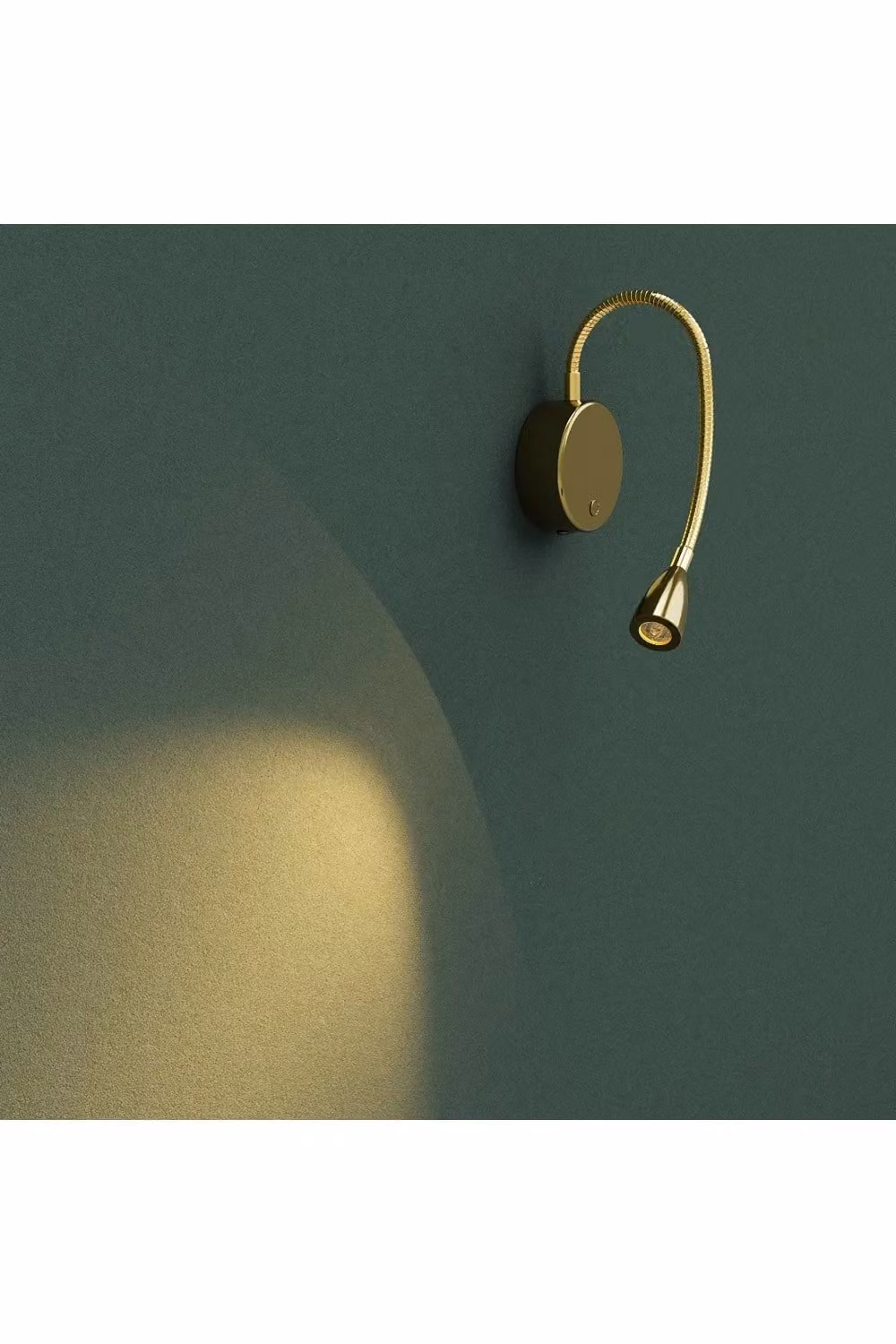 CGC Lighting Matilda LED Rechargeable Wireless Magnetic Flexible Wall Reading Lamp in Gold/Brass – 4