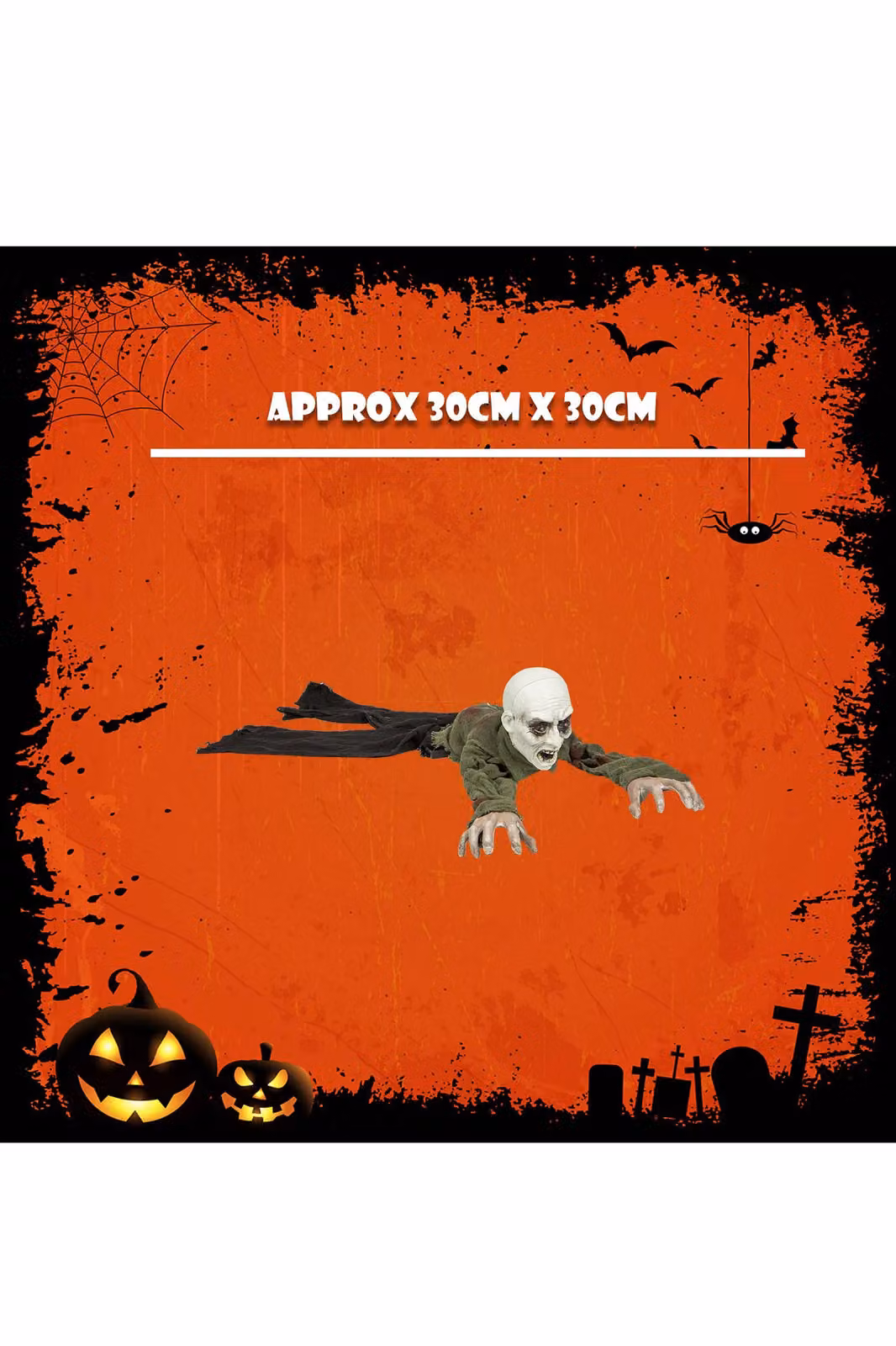VFM e-Store Animated Crawling Zombie Halloween Decoration, Multicolour Plastic Party Prop – 2