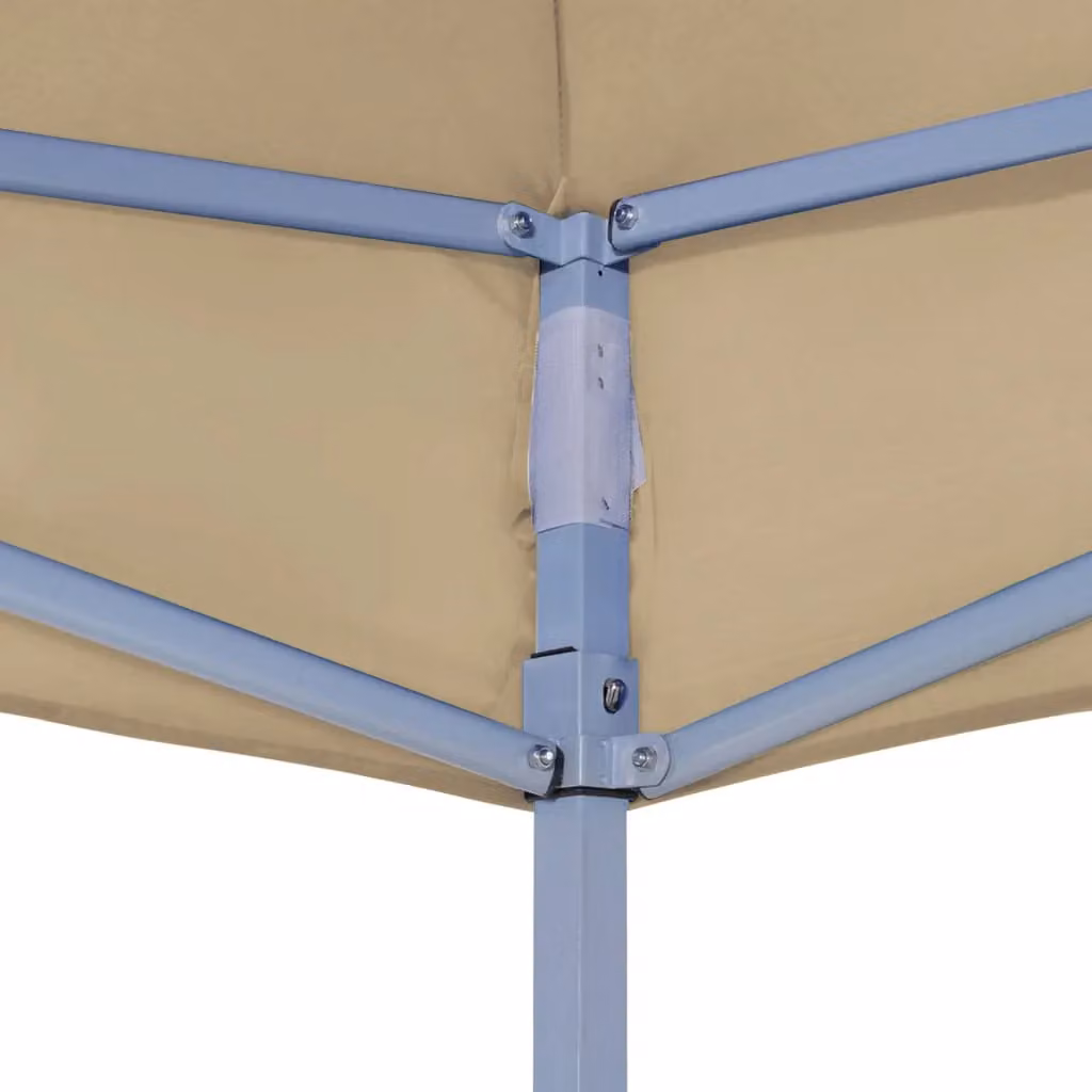 Berkfield Home Party Tent Roof in Beige, PVC-Coated, W/D: 4.5 x 3 m – 2