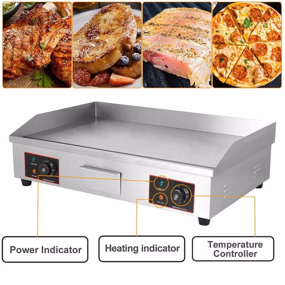 PAWNORA Silver Commercial Electric Griddle W/D/H: 73 x 40 x 40 cm – 3