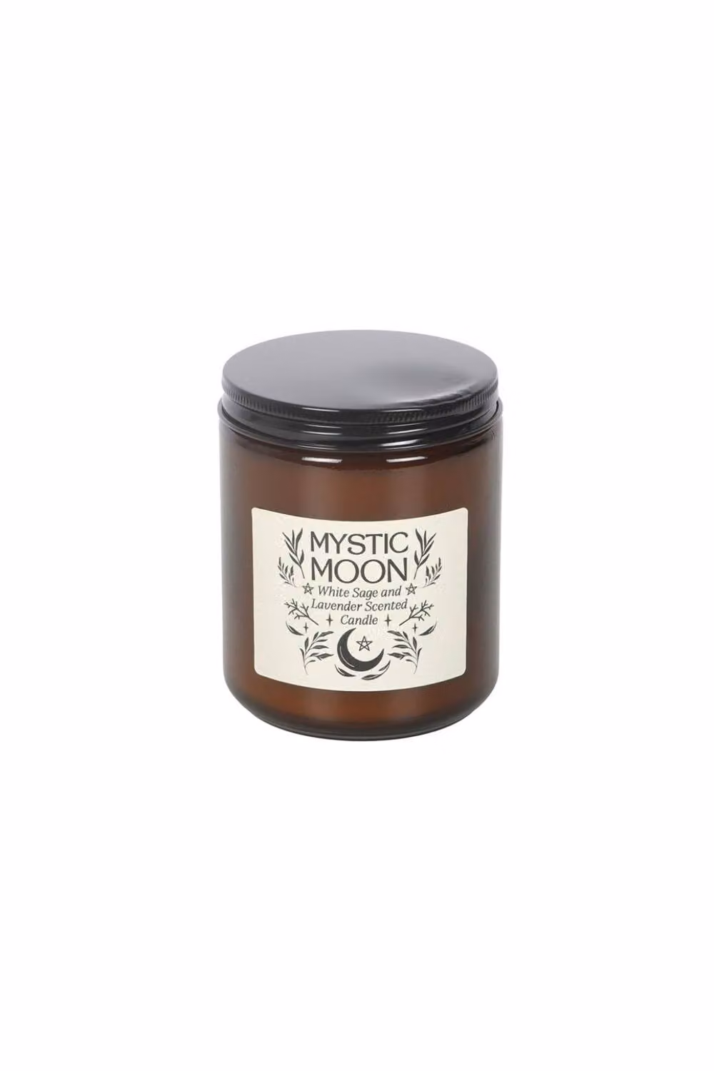 KDMD Mystic Moon Sage and Lavender Amber Candle in Brown with 22 Hour Burn Time – 2