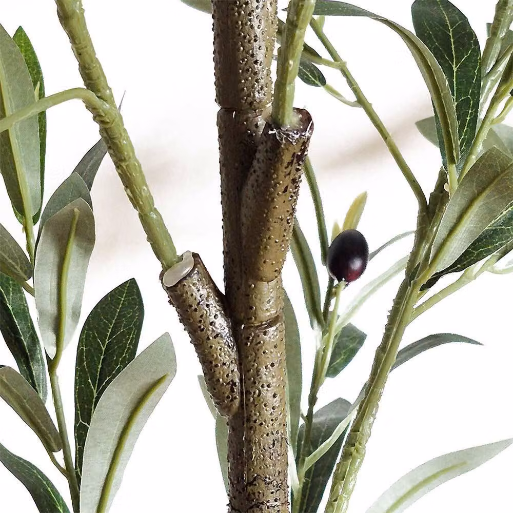 Voltico Artificial Green Mediterranean Olive Tree in Pot, Height: 175 cm – 7