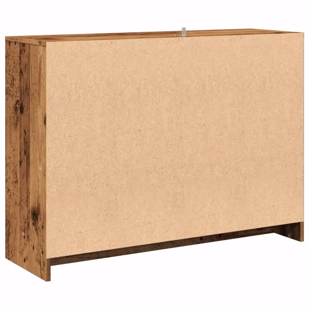 Berkfield Home Rustic Old Wood Sideboard in Brown, W/D/H: 102 x 33 x 75 cm – 3