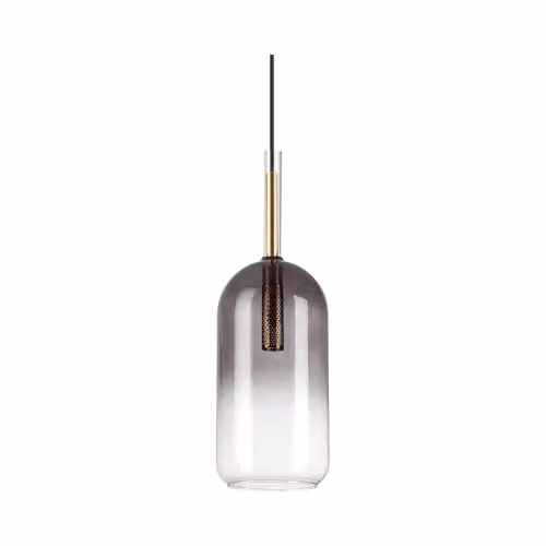 Netlighting Empire Dome Cylinder Pendant Ceiling Light in Black