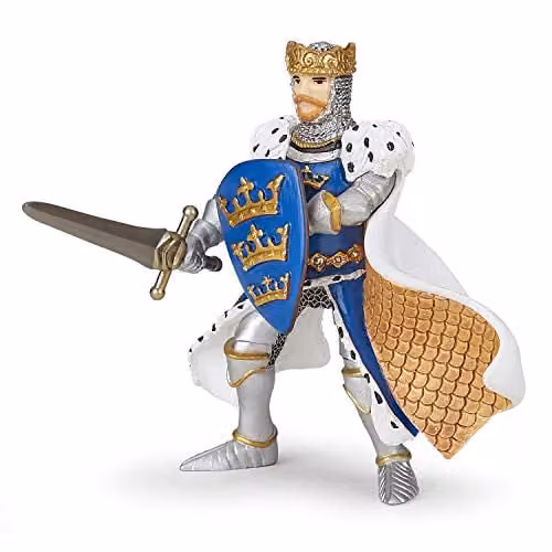 Papo King Arthur Figurine, Blue and Multicolour Legendary Characters Collection