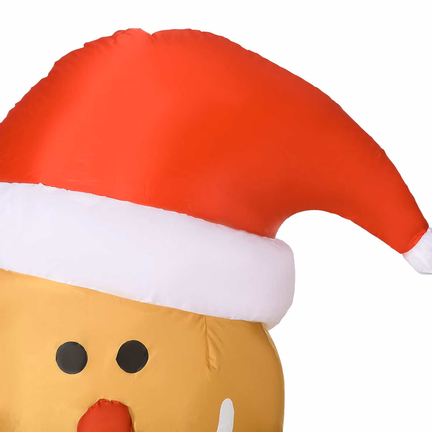 HOMCOM 183cm Inflatable Gingerbread Man Christmas Decoration with LED Lights for Indoor and Outdoor Use – 6