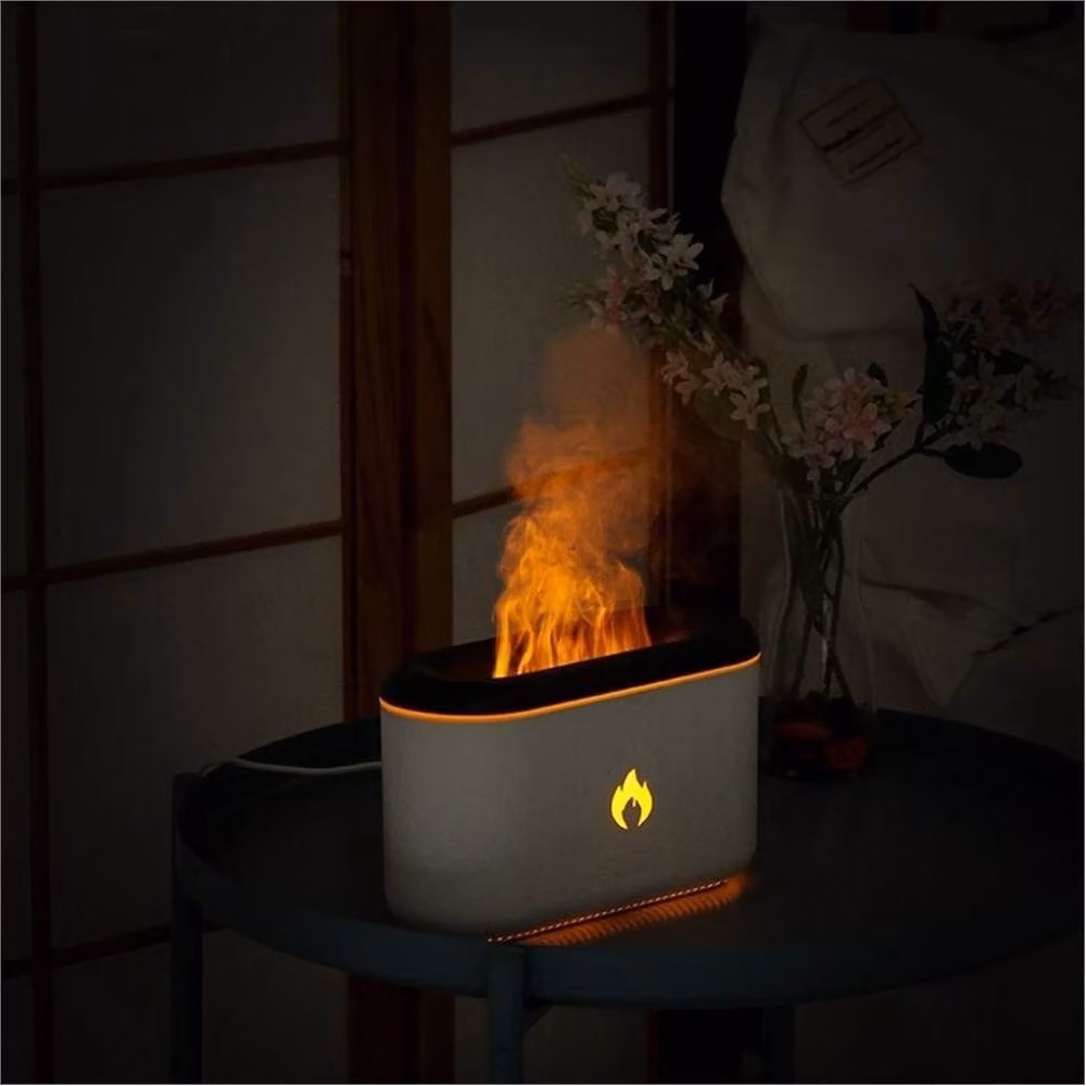 SPETLEK Flame Effect Essential Oil Diffuser in White – 3