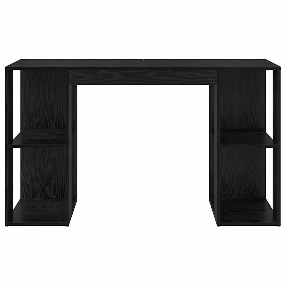 Berkfield Home Modern Black Oak Computer Desk in Black Oak MDF – 5