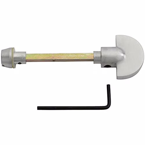 Loops Slim Thumbturn Lock and Release Handle with 80mm Spindle and Screwless Rose in Satin Chrome