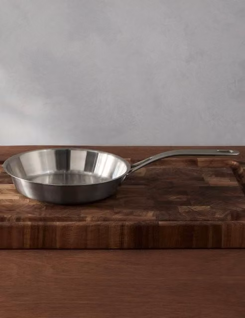 M&S x Tom Kerridge Stainless Steel Frying Pan, Silver, 20 cm