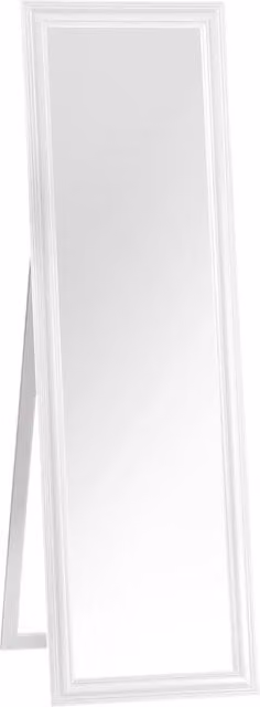Orsina Full Length White Freestanding Floor Standing Mirror, H 145.0 x W 45.0 x D 5.0 cm – 1