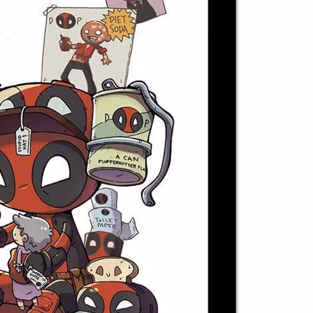 Deadpool Multicolour Framed Paper Wall Poster – 2