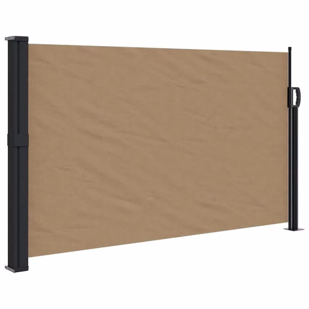 Berkfield Home Retractable Side Awning in Taupe, W/H: 117 x 300 cm – 2