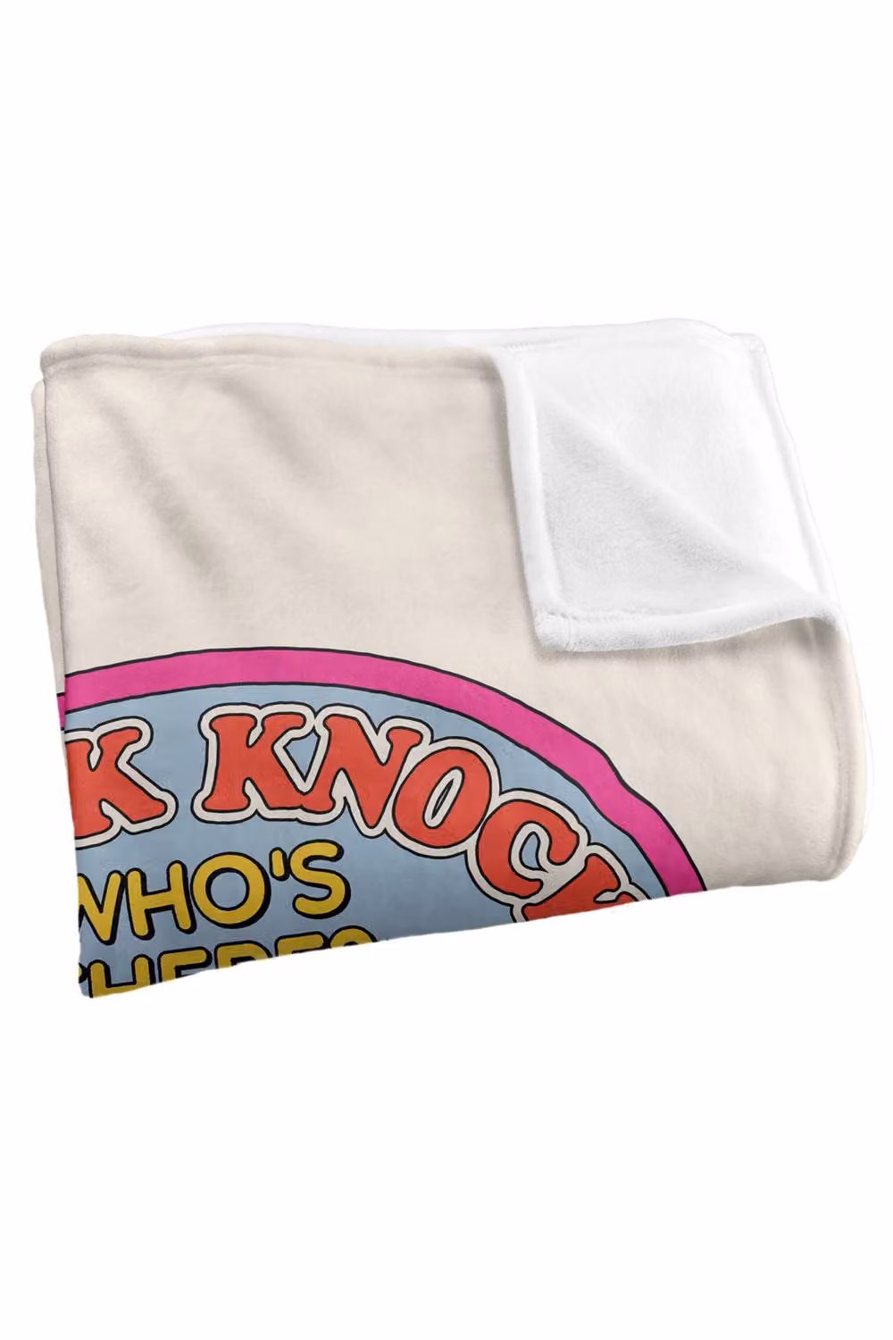 Steven Rhodes Knock Knock Who's There Multicolour Super Soft Fleece Throw Blanket W/D/H: 91 x 147 cm – 2