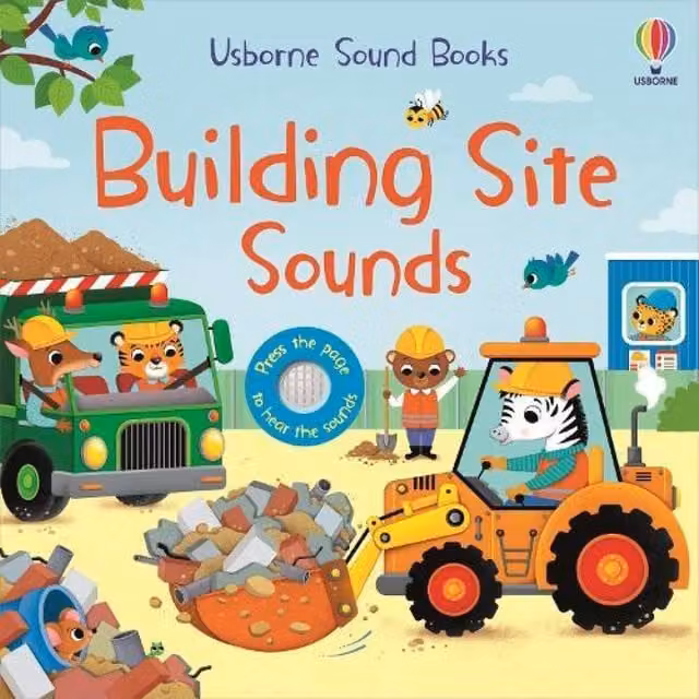 Sam Taplin Building Site Sounds Sound Board Book, Multicolour