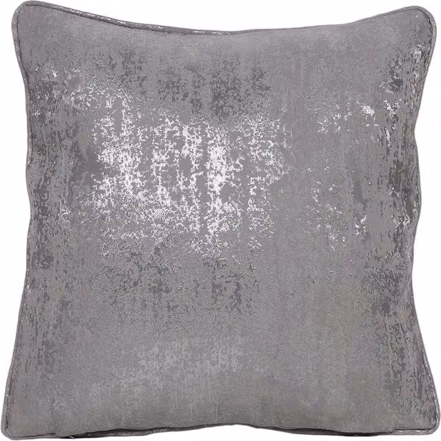 Divante Agadir Jacquard Square Cushion in Silver