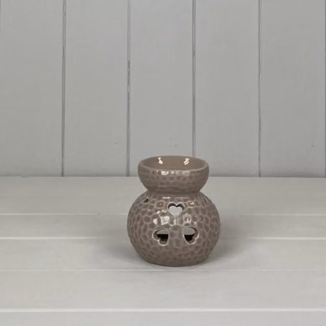 KDMD Ceramic Heart Oil Burner in Brown