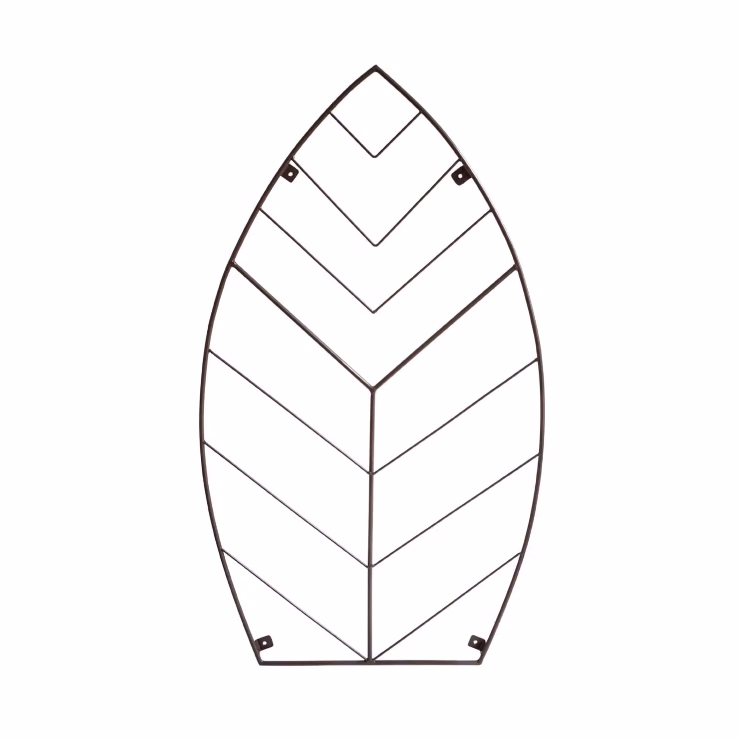 Ivyline Outdoor Leaf Trellis in Bronze, H100cm x W80cm – 2