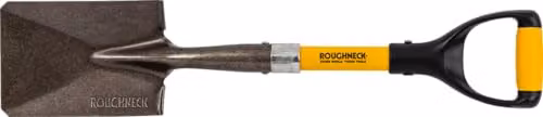 Roughneck Micro Shovel with Square Point Blade and Green Fibreglass Handle – 6