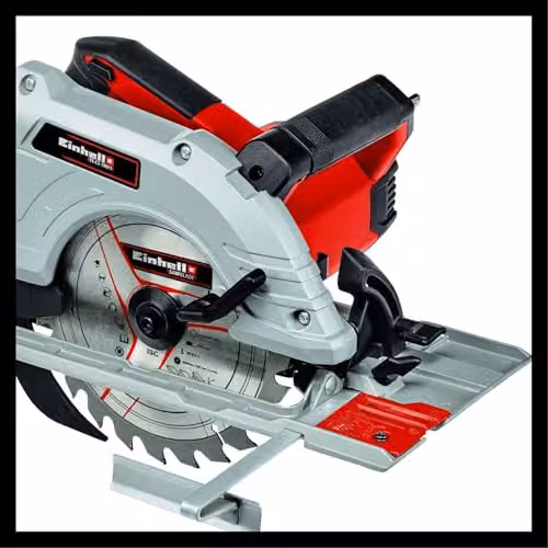 Einhell Red Hand-Held Circular Saw with 1500W Power and 5500 RPM – 5