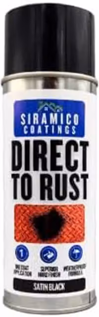 SIRAMICO COATINGS Opaque Black Satin Gloss Weatherproof Wood Paint Thinner