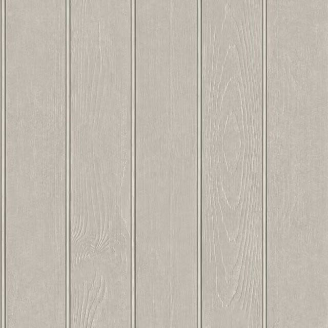 Belgravia Grey Beaded Wood Panel Striped Paper Wallpaper Roll