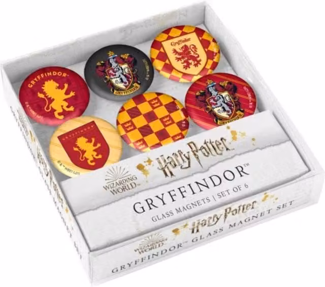 Insight Editions Harry Potter Gryffindor Multicolour Glass Magnet Set