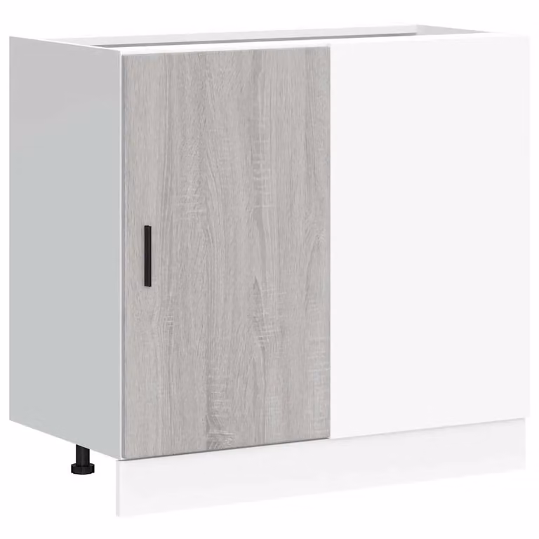 Berkfield Home Modern Matt Grey Sonoma Sink Base Cabinet Unit