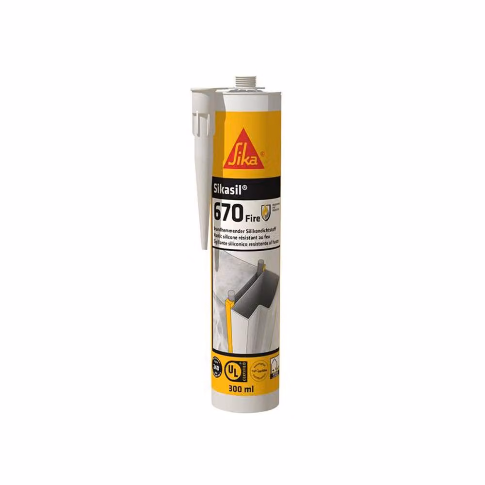 Sika Sikacryl-620 Fire Resistant Paintable Acrylic Sealant, White, 600 ml – 2