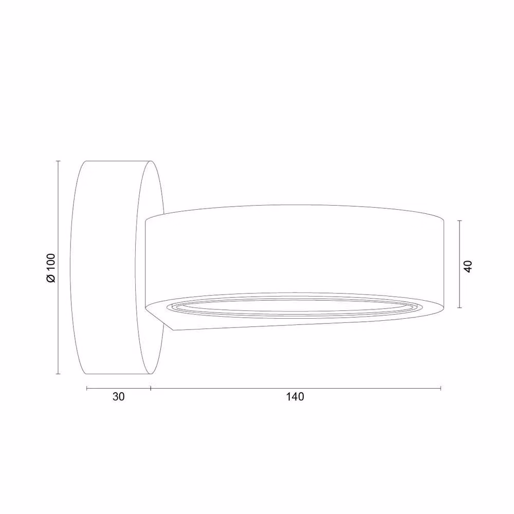 Netlighting Lotus Adjustable Up and Down Wall Lamp in Black with GX53 LED Bulb – 4