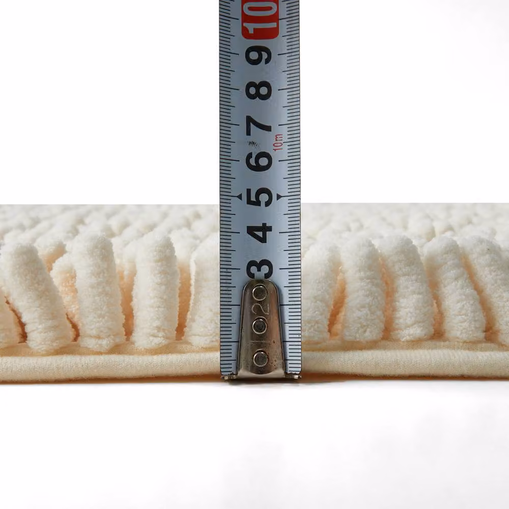 Gaveno Cavailia Miami Chenille Loop Bath Mat in Beige, W/D: 50 x 80 cm – 2