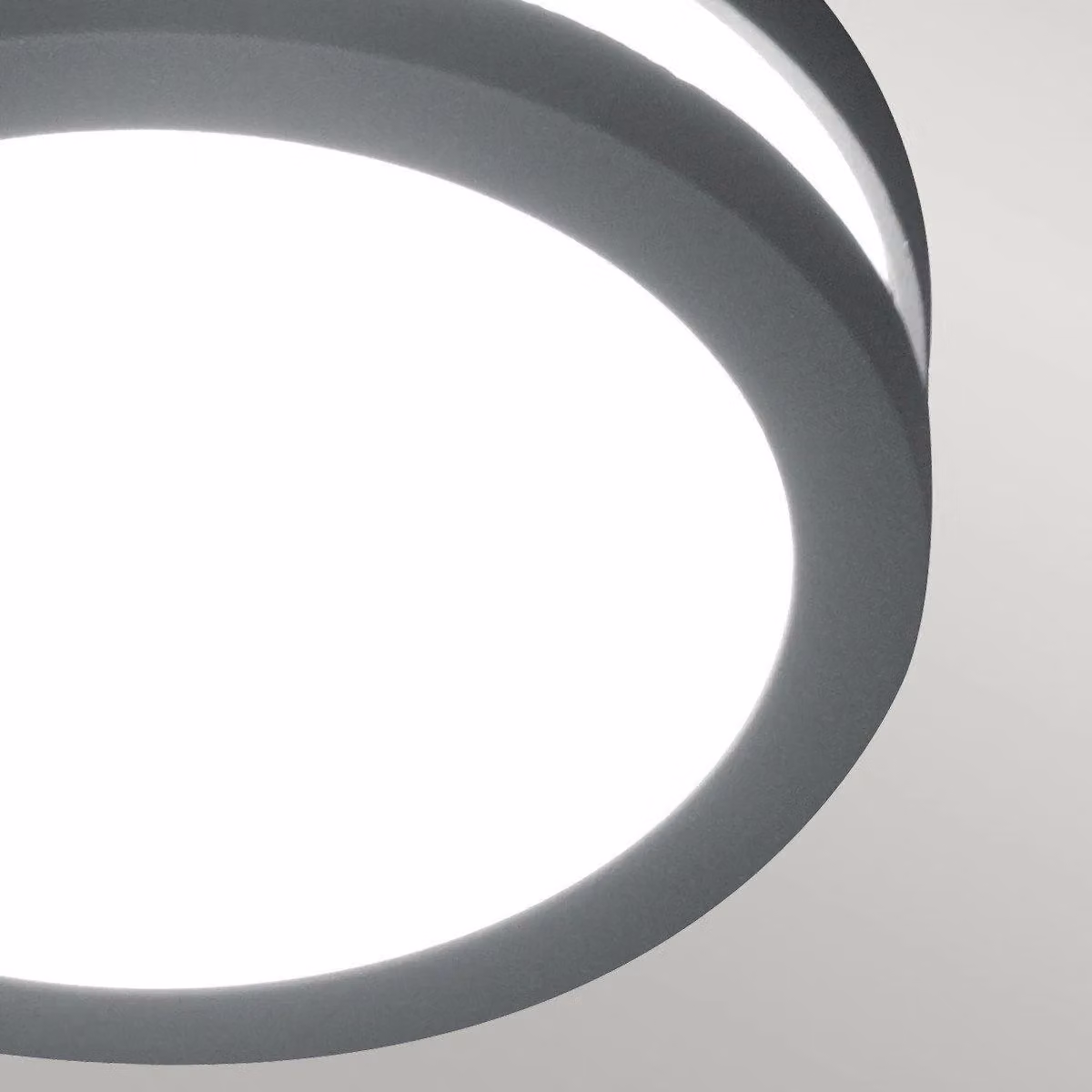 Netlighting Ano 1 LED Outdoor Wall and Ceiling Lantern Light in Grey, IP54 Rated – 3