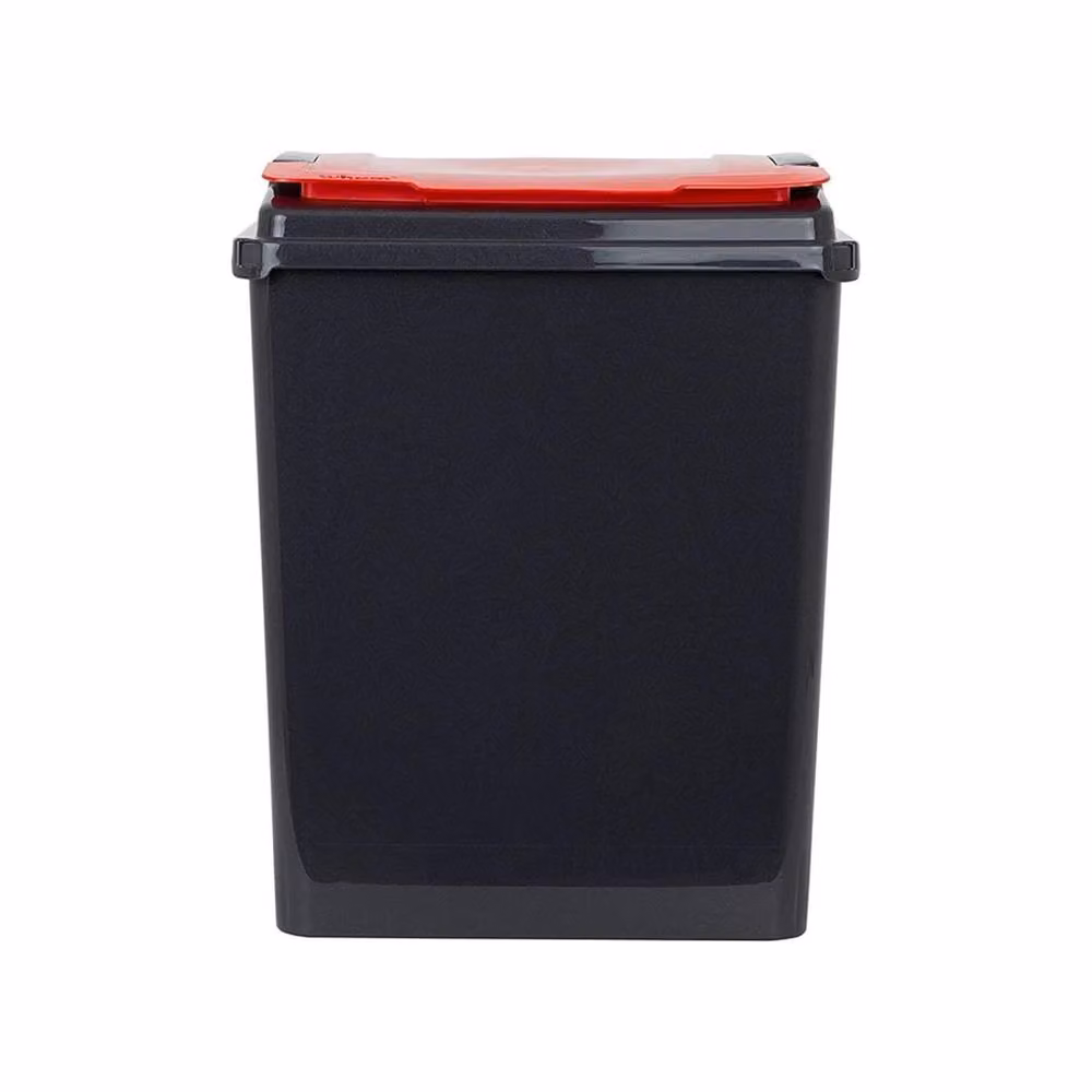 Nordara 50L Plastic Bin with Flip Lid in Dark Grey – 3