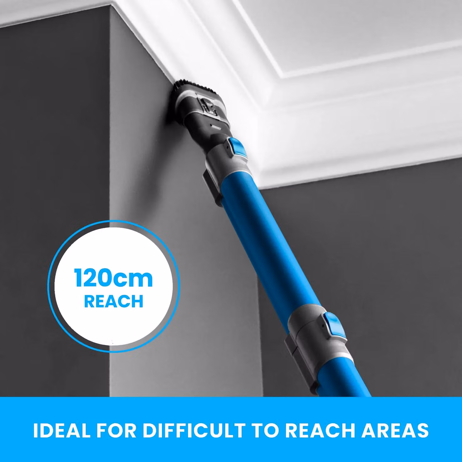 Vytronix AMC22B Lithium Cordless 3in1 Handheld Stick Vacuum Cleaner, Blue – 4