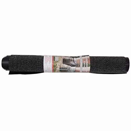 JVL Heavy Duty Dirt Repellent Barrier Door Mat, Grey and Black, W: 80 cm, L: 140 cm – 5