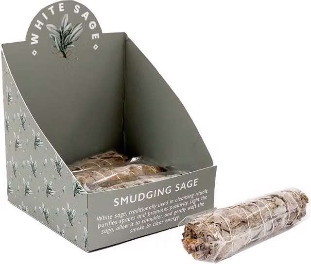 Something Different White Sage Smudge Stick Pack of 12 in Brown